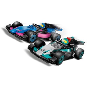 Lego city - garage f1 mercedes & alpine - 60444