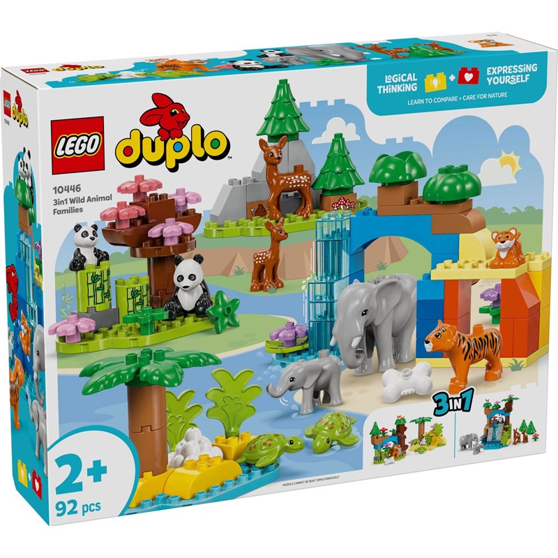 Lego duplo - familles animaux sauvages - 10446