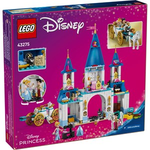Lego disney - château cendrillon & calèche - 43275