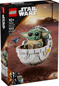 Lego star wars - grogu et son landau - 75403