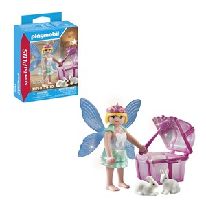 Fée coffre à dents de lait et lapin