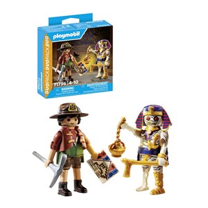 Chasseur de trésors avec momie