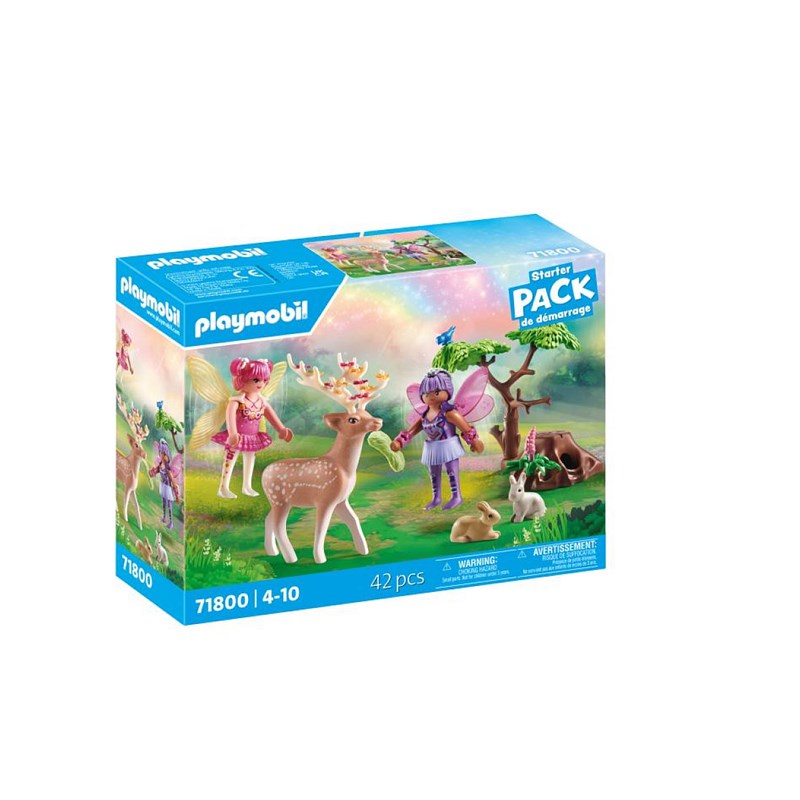 Playmobil - Duo de fées avec animaux de la foret