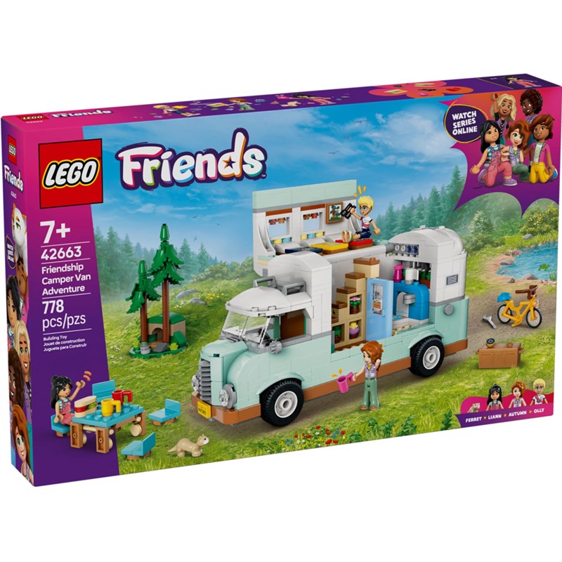 Lego - Lego friends - camping-car amitié - 42663