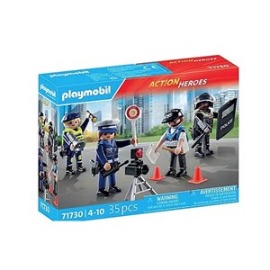 Set métiers de la police : 4 policiers
