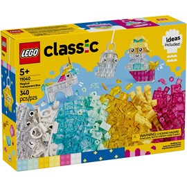 Lego classic - briques transparentes - 11040