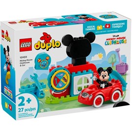 Lego duplo - maison & voiture mickey - 10454