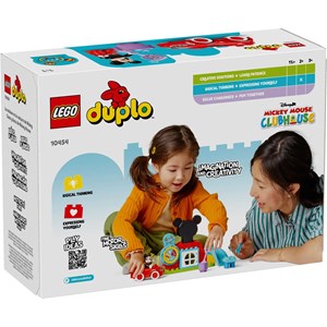 Lego duplo - maison & voiture mickey - 10454