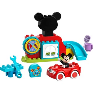 Lego duplo - maison & voiture mickey - 10454