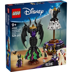 Lego disney - robes maléfique & cruella - 43262