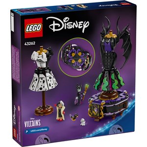 Lego disney - robes maléfique & cruella - 43262