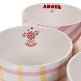 Coffret plateau et ses 5 bols candy