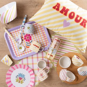 Coffret plateau et ses 5 bols candy