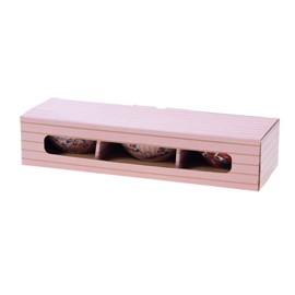 Coffret plateau et ses 3 bols aurore