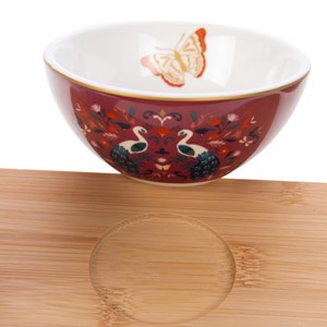 Coffret plateau et ses 3 bols aurore