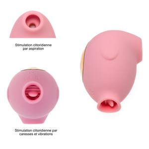 Sextoy clitoridien - vibromasseur - rose