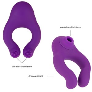 Sextoy clitoridien - vibromasseur violet