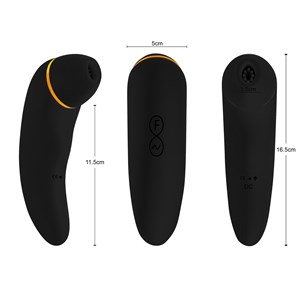 Sextoy clitoridien - vibromasseur - noir