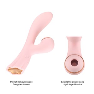 Sextoy clitoridien - vibromasseur - rose