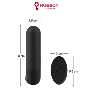 Œuf vibrant télécommandé - sextoy - noir
