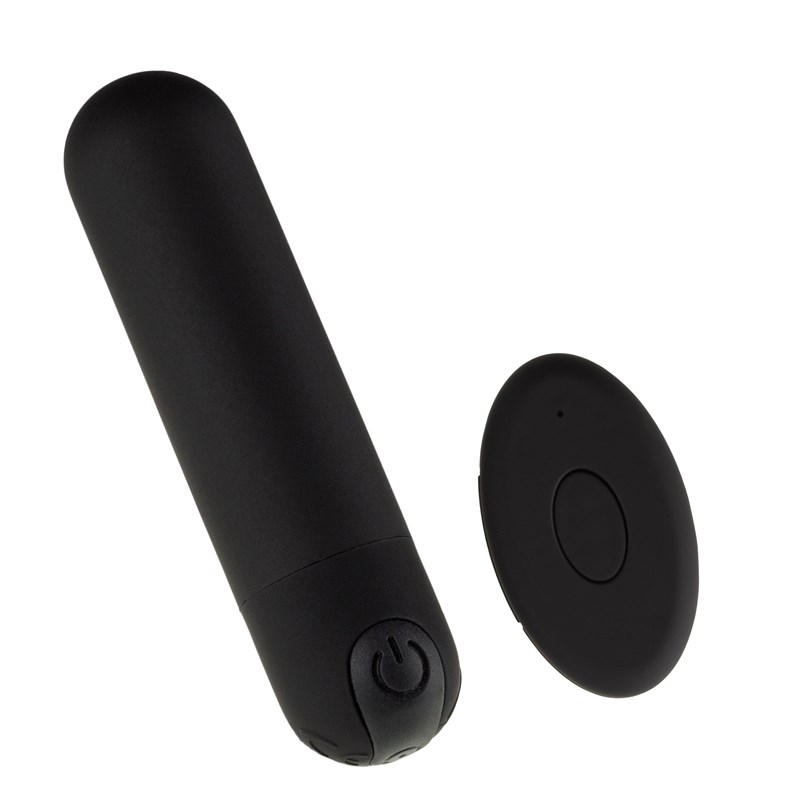 Œuf vibrant télécommandé - sextoy - noir