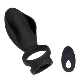Anneau vibrant - sextoy - noir