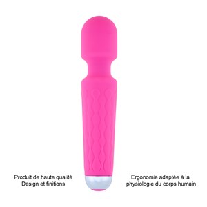 Vibromasseur wand - sextoy - rose