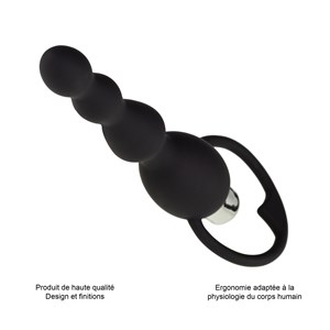 Vibromasseur anal - sextoy - noir