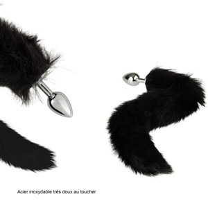 Plug anal - sextoy - noir