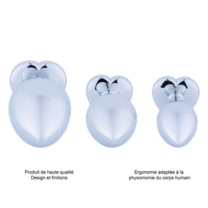 Plug anal - 3 tailles s, m, l - sextoy