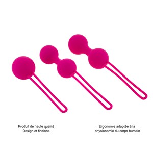 Boules de geisha - sextoy - rose