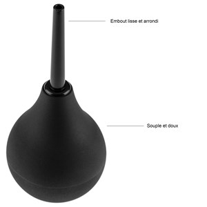 Poire de lavement - noir - anal - sextoy