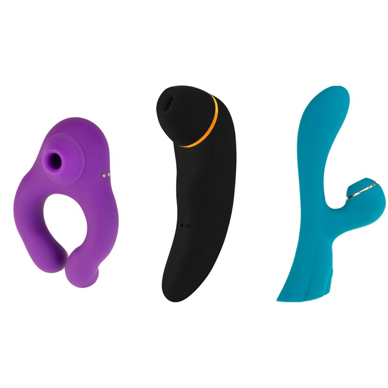 Coffret sextoy pack clitoris noir