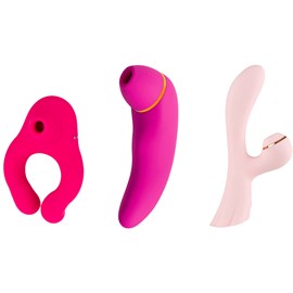 Coffret sextoy pack clitoris rose