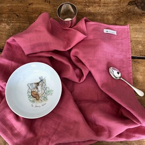 Grande serviette framboise