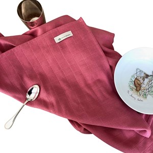 Grande serviette framboise