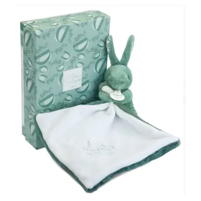 Lapin doudou et compagnie vert