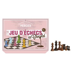 Jeu d'échecs en chocolat