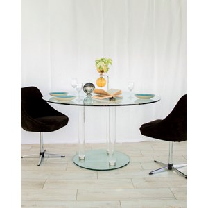 Karla, la table à manger en verre n°1106