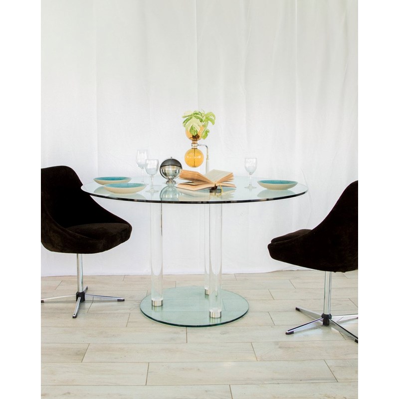 Karla, la table à manger en verre n°1106