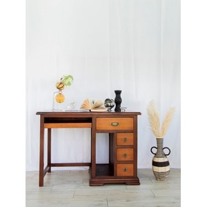 Bureau bicolore en bois n°580
