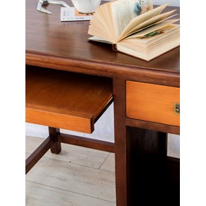 Bureau bicolore en bois n°580