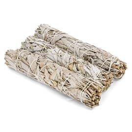 Lot de 3 grands bâtons de sauge blanche 200mm - purification - bivea