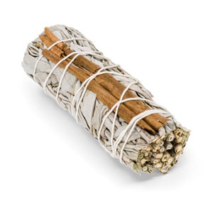Bâton de sauge blanche et cannelle 100mm - ambiance epicée - bivea
