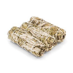 Lot de 3 bâtons d'herbe sacrée 100mm - fumigation et apaisement - bivea