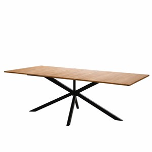 Bria table extensible 8-10 personnes effet bois 235cm