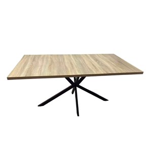 Inga table extensible 8 personnes effet bois 200cm