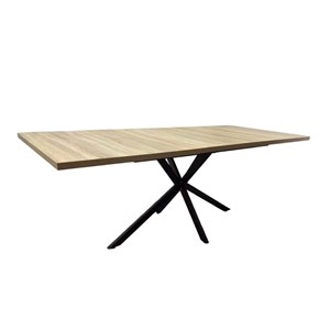 Inga table extensible 8 personnes effet bois 200cm