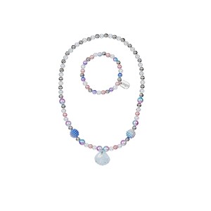 Set collier et bracelet cleo coquillage