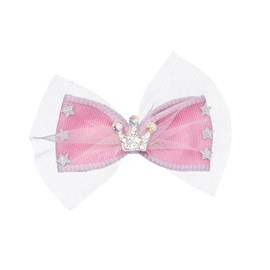 Pince a cheveux ella noeud rose